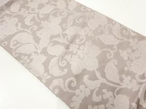 アンティーク　桐唐草模様織出し袋帯（材料）